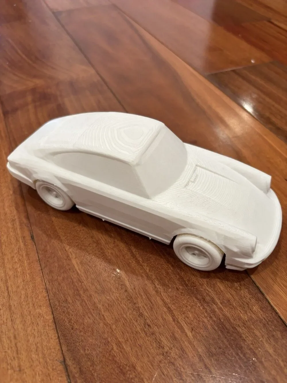Porsche 911 Plastic Model Kit Unassembled Unpainted White Car Parts on Sprue
